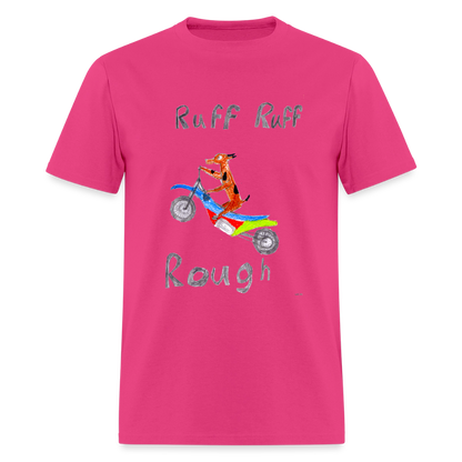 DC26 Levi's "Ruff Ruff Rough" T-shirt - fuchsia