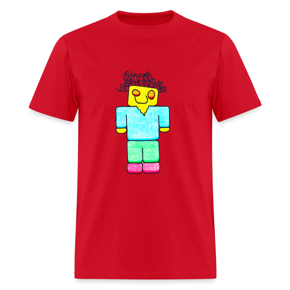 DC26 Lincoln's "Mine Craft Me" T-shirt - red