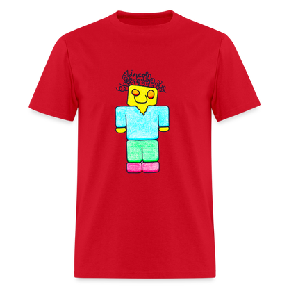 DC26 Lincoln's "Mine Craft Me" T-shirt - red