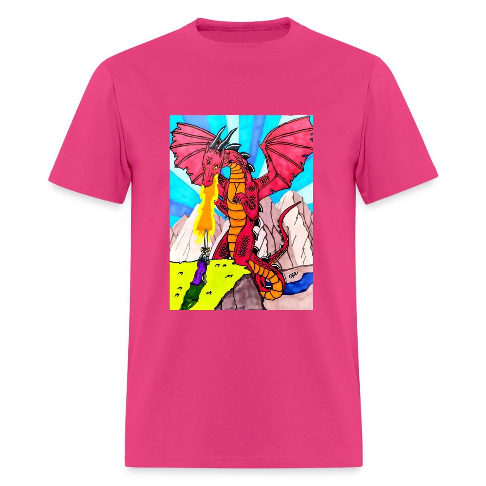 DC26 Gideon's "Dragon Fire" T-shirt - fuchsia