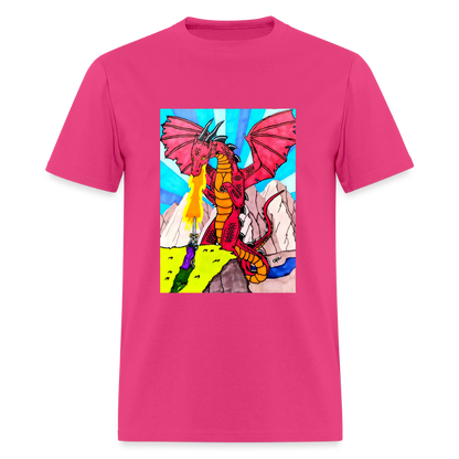 DC26 Gideon's "Dragon Fire" T-shirt - fuchsia