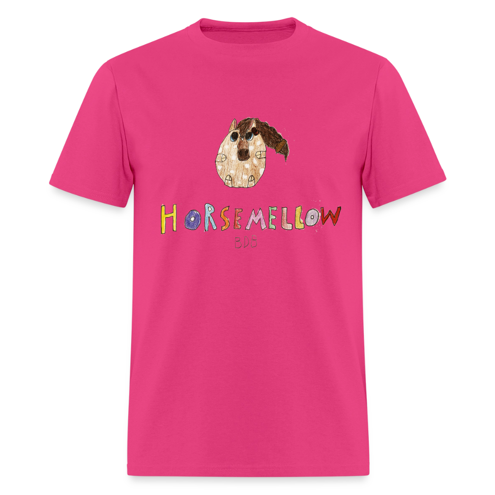 DC26 Bailee's "Horsemellow" T-shirt - fuchsia