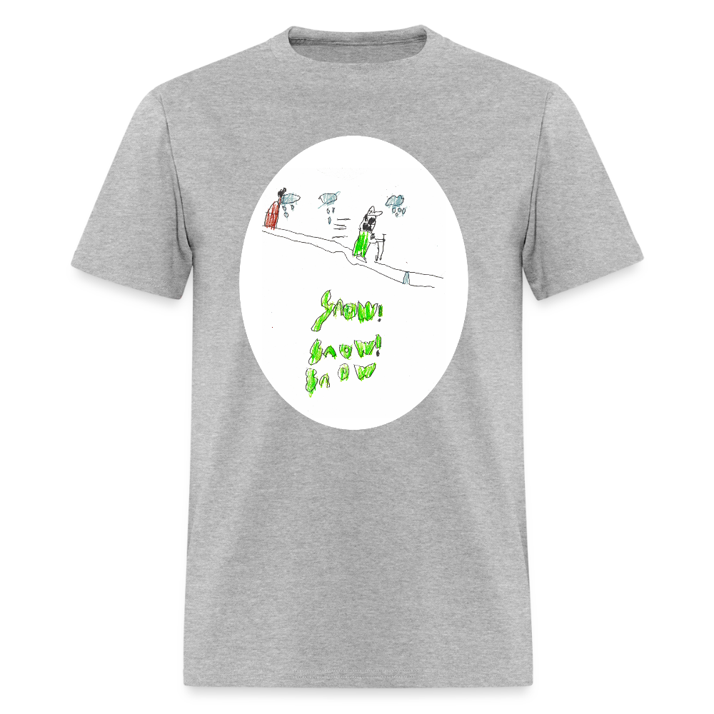 DC26 Peter's "Snow Snow Snow" T-shirt - heather gray