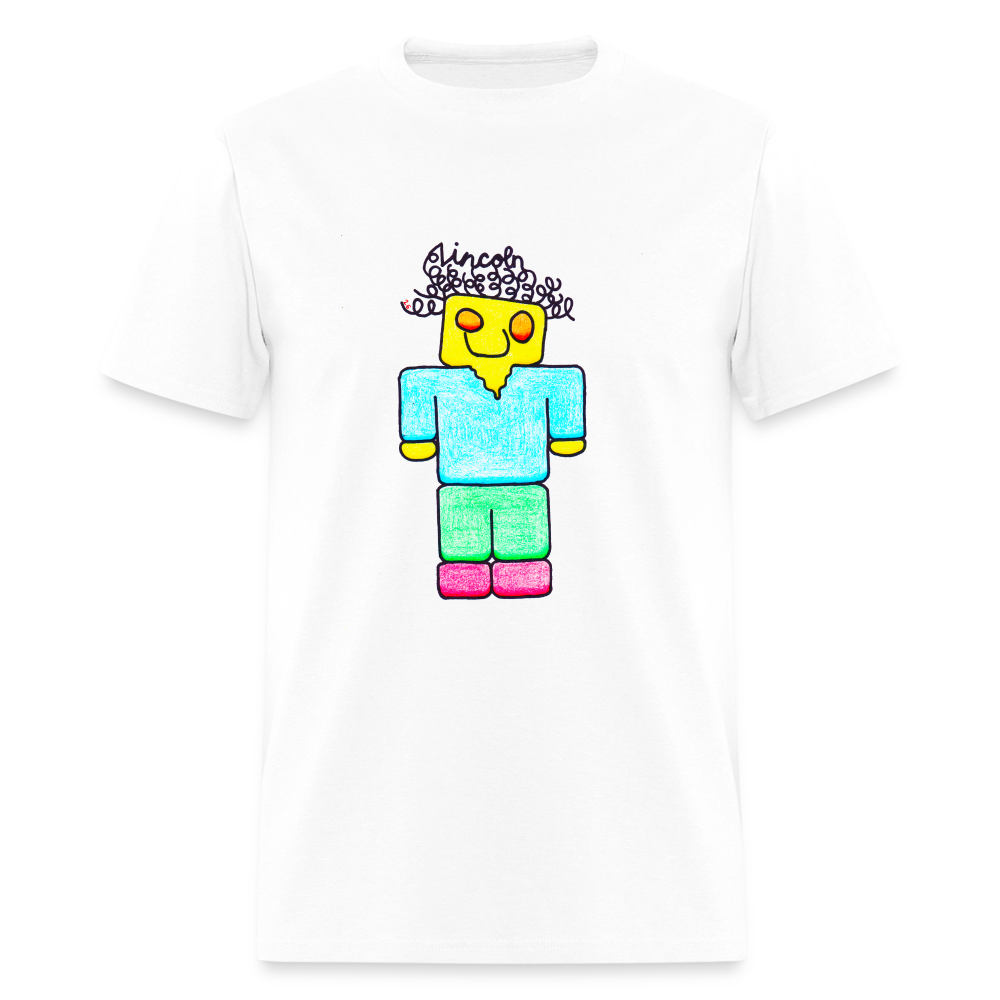 DC26 Lincoln's "Mine Craft Me" T-shirt - white