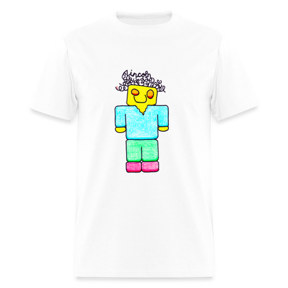 DC26 Lincoln's "Mine Craft Me" T-shirt - white
