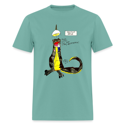 DC26 Callie's "Dino Dentist" T-shirt - aquatic