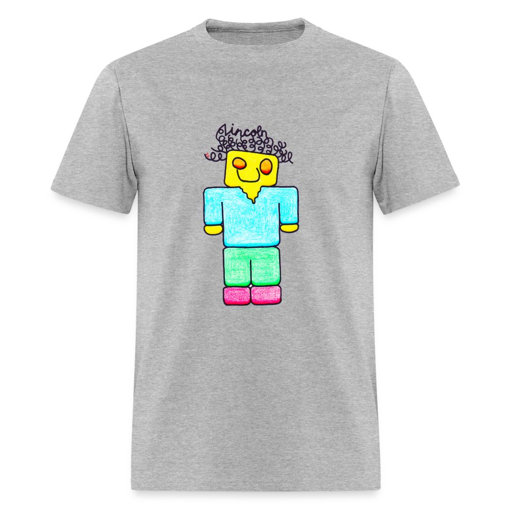 DC26 Lincoln's "Mine Craft Me" T-shirt - heather gray