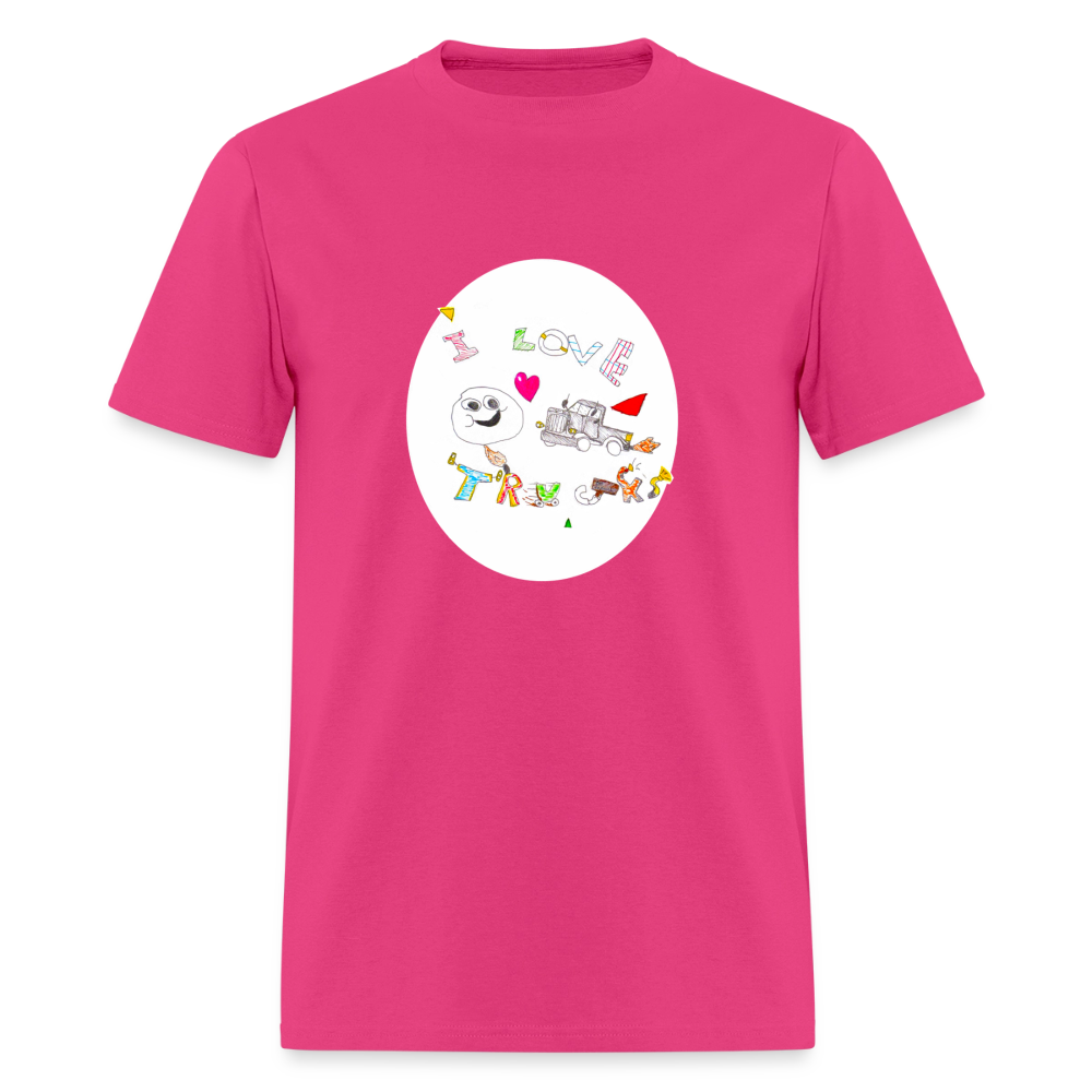DC26 Victor's "Love Trucks" T-shirt - fuchsia