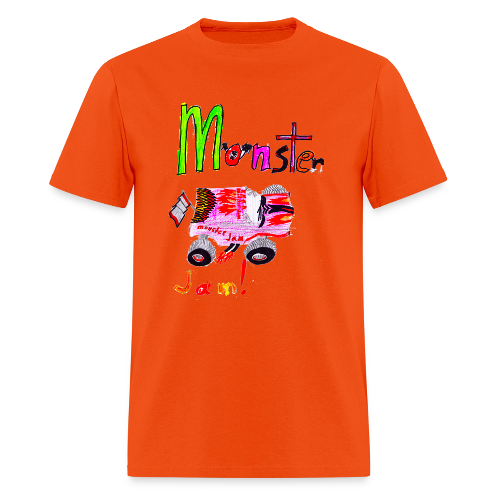 DC26 Eric's "Monster Jam" T-shirt - orange