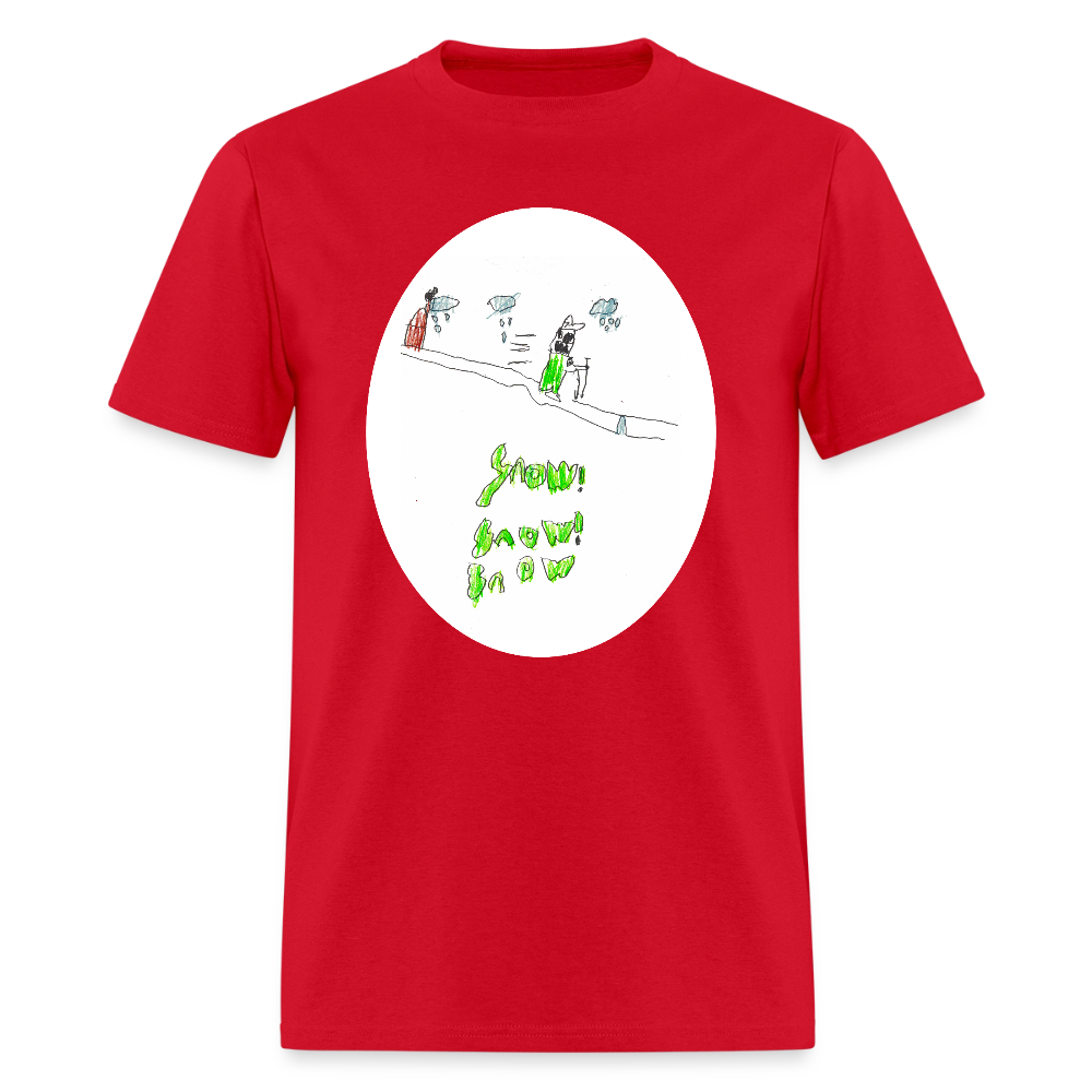 DC26 Peter's "Snow Snow Snow" T-shirt - red