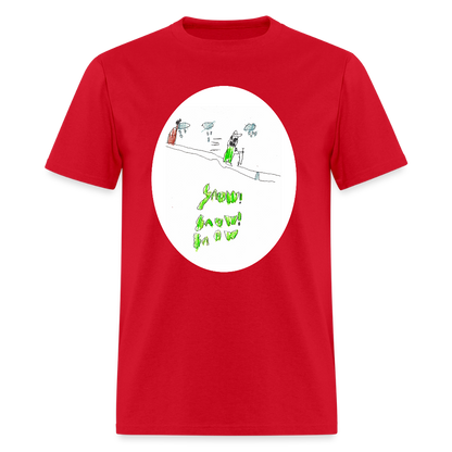 DC26 Peter's "Snow Snow Snow" T-shirt - red