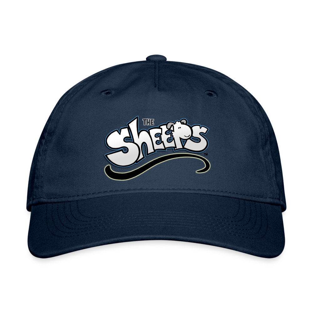 Sheeps Logo Baseball Cap - navy