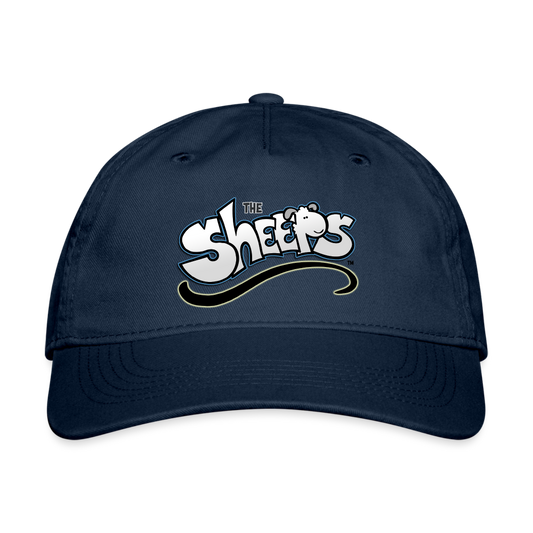 Sheeps Logo Baseball Cap - navy