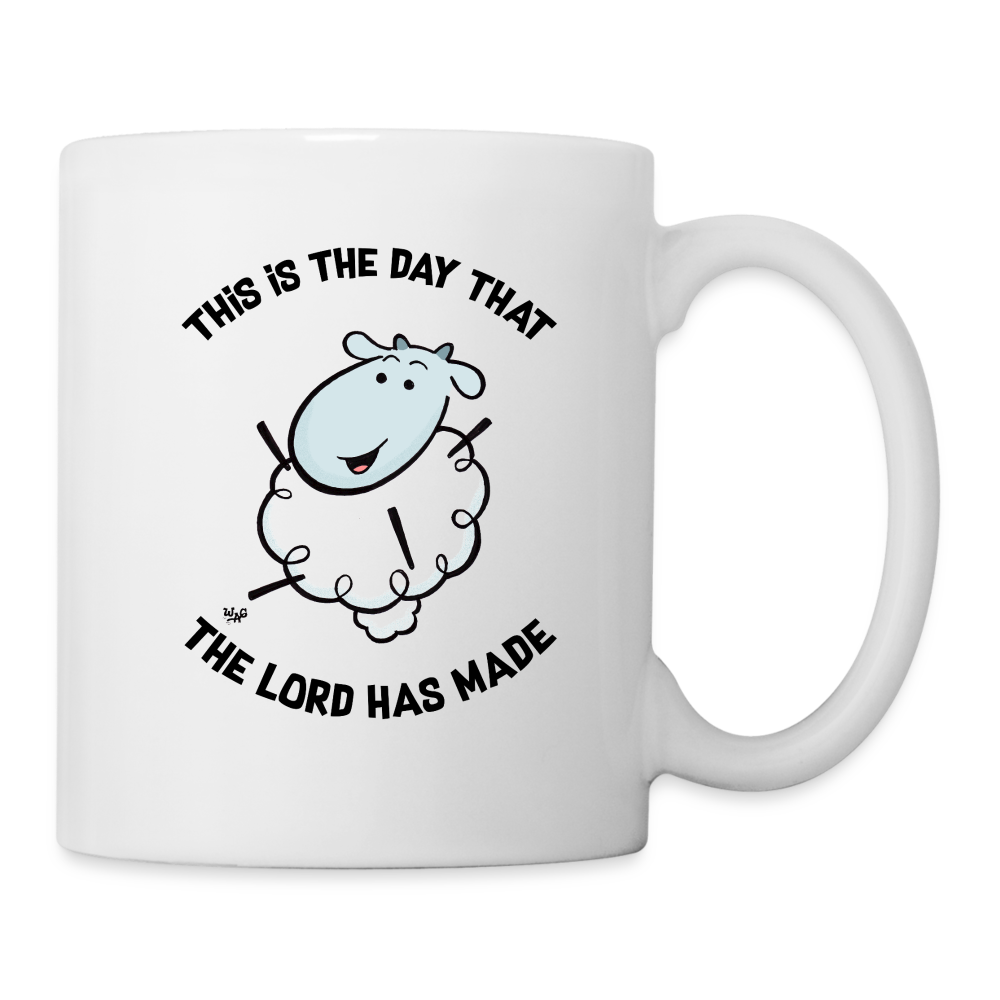 This is the day that the Lord has made. Coffee Mug - white