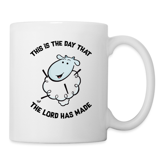 This is the day that the Lord has made. Coffee Mug - white