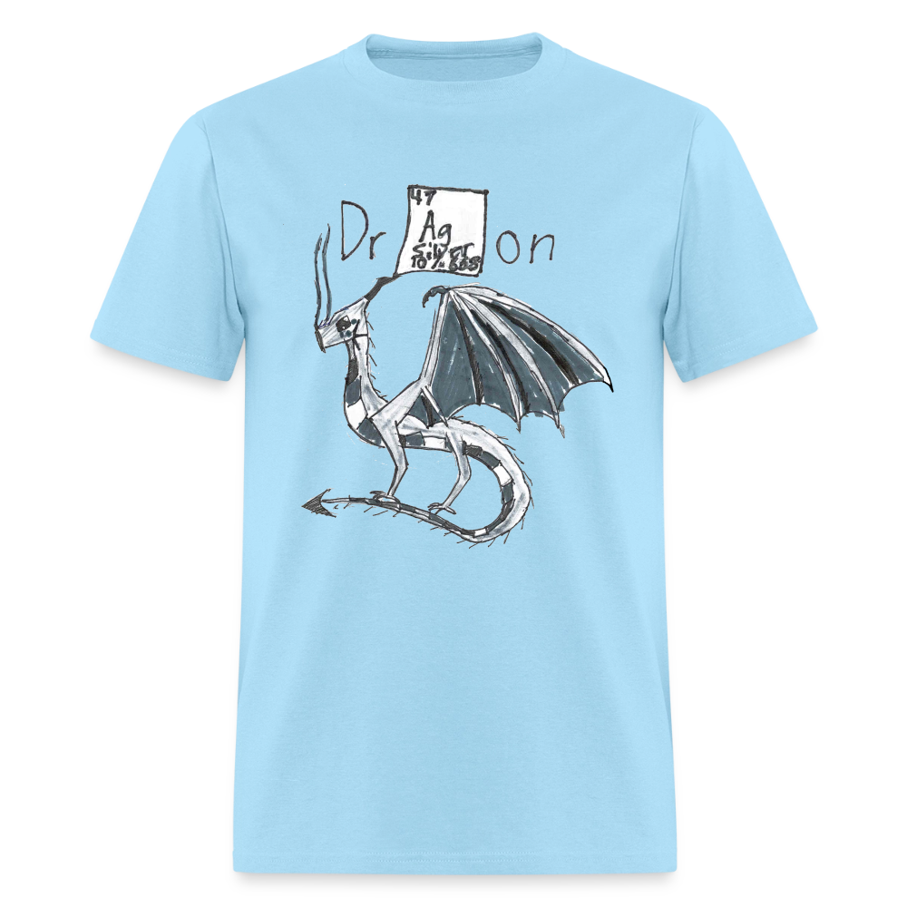 DC26 Francesca's "Silver Dragon" T-shirt - powder blue