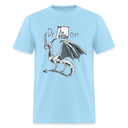 DC26 Francesca's "Silver Dragon" T-shirt - powder blue