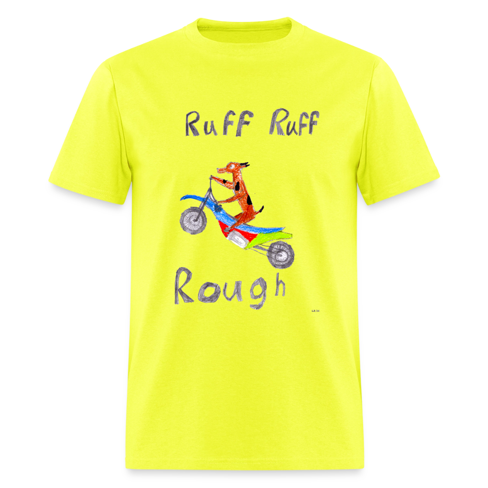 DC26 Levi's "Ruff Ruff Rough" T-shirt - safety green