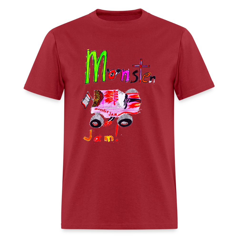 DC26 Eric's "Monster Jam" T-shirt - dark red
