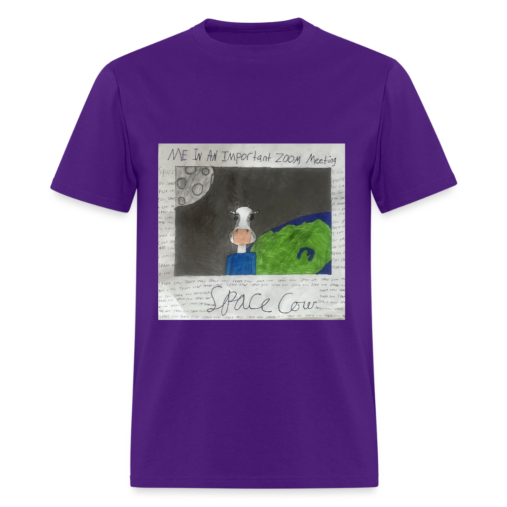 DC25 Blake's "Space Cow" T-Shirt - purple