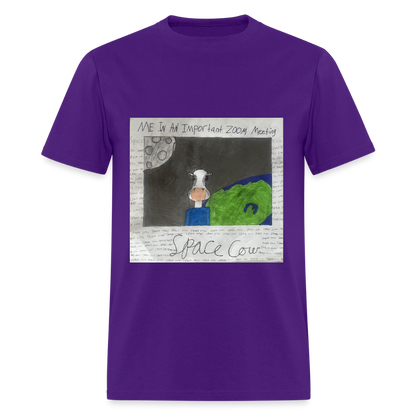 DC25 Blake's "Space Cow" T-Shirt - purple