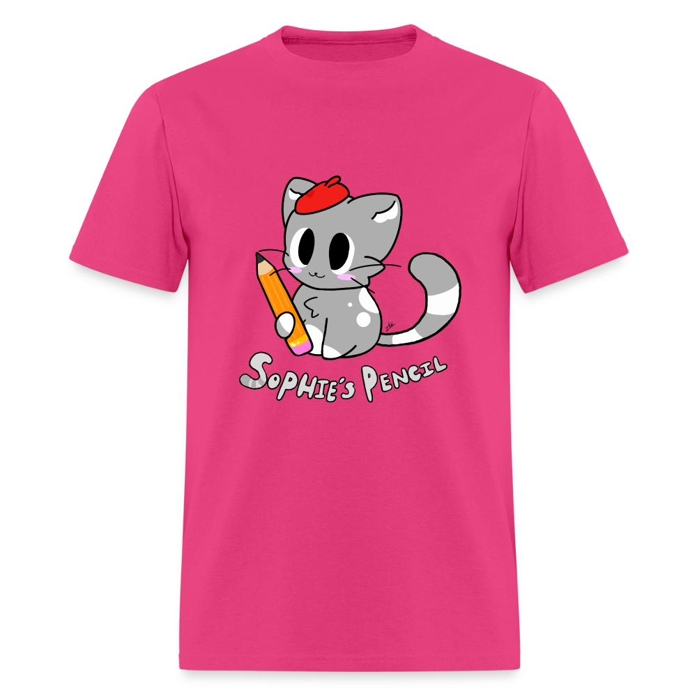 DC26 "Sophie's Pencil" T-shirt - fuchsia