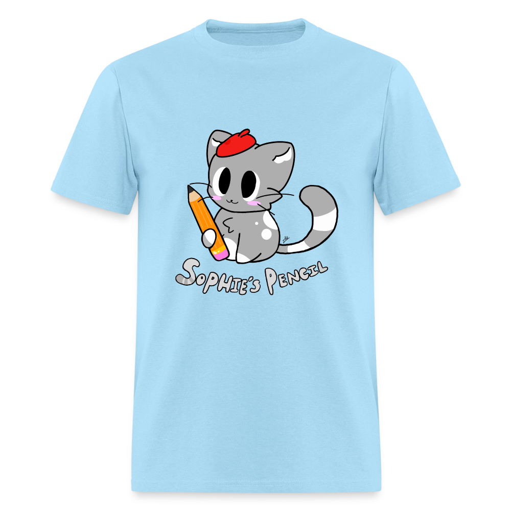DC26 "Sophie's Pencil" T-shirt - powder blue