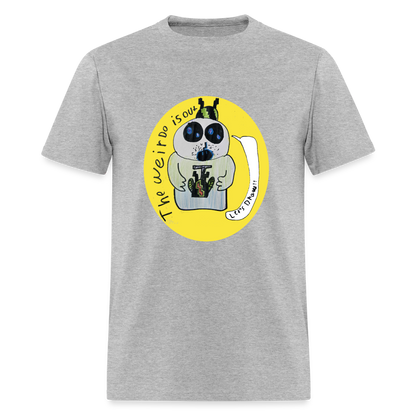 DC26 Axel's "Weirdo" T-shirt - heather gray
