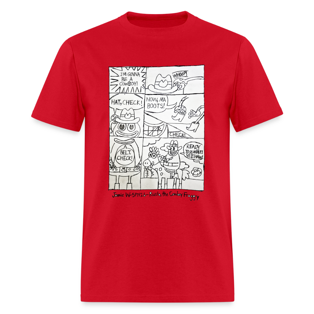 DC26 Jamie's "Cowboy Froggie" T-shirt - red