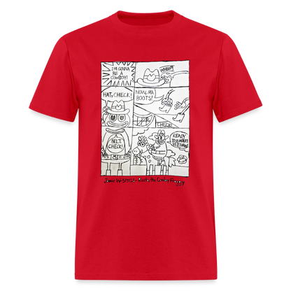 DC26 Jamie's "Cowboy Froggie" T-shirt - red