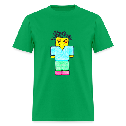 DC26 Lincoln's "Mine Craft Me" T-shirt - bright green