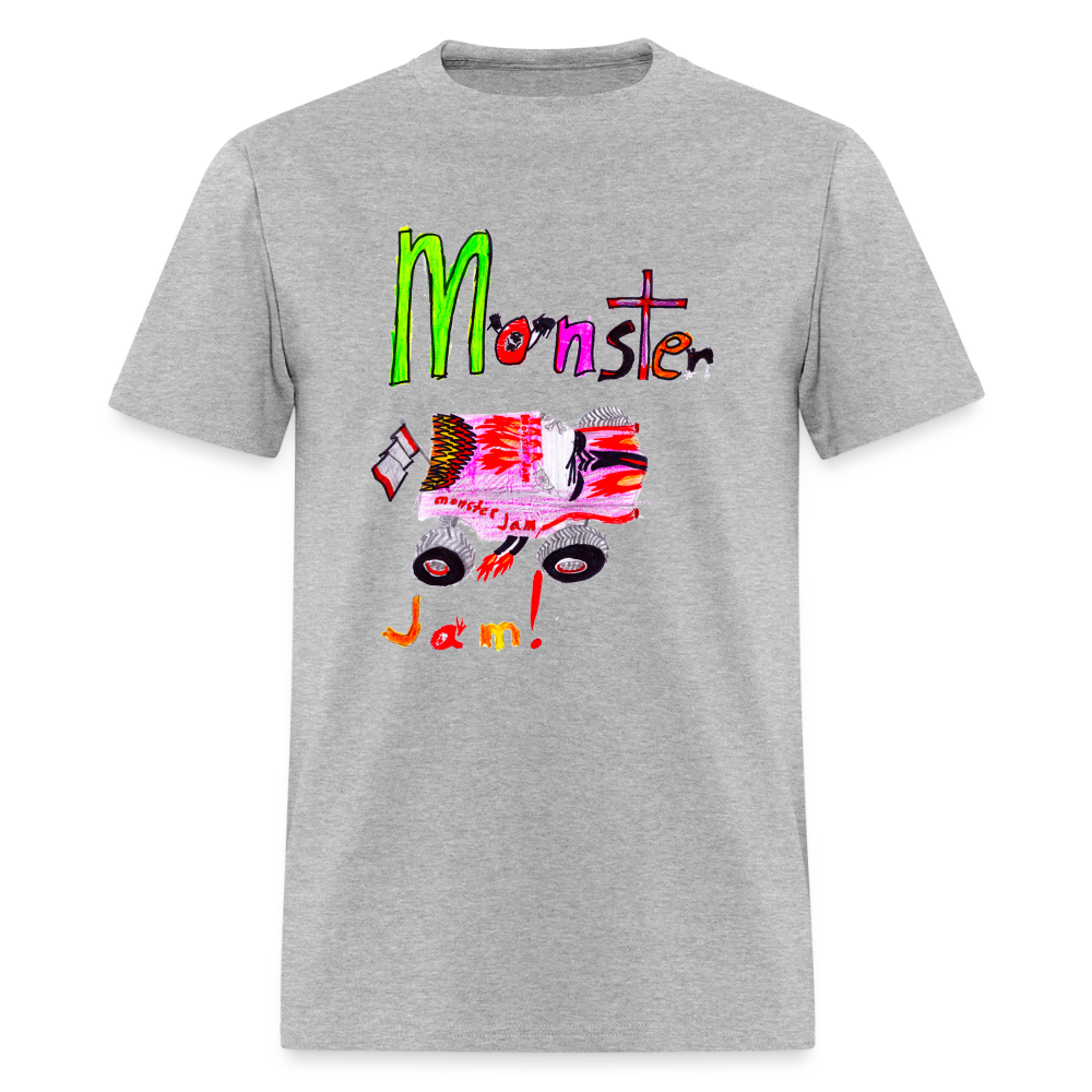 DC26 Eric's "Monster Jam" T-shirt - heather gray