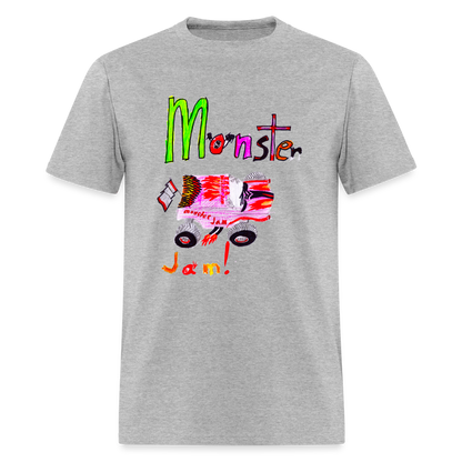 DC26 Eric's "Monster Jam" T-shirt - heather gray