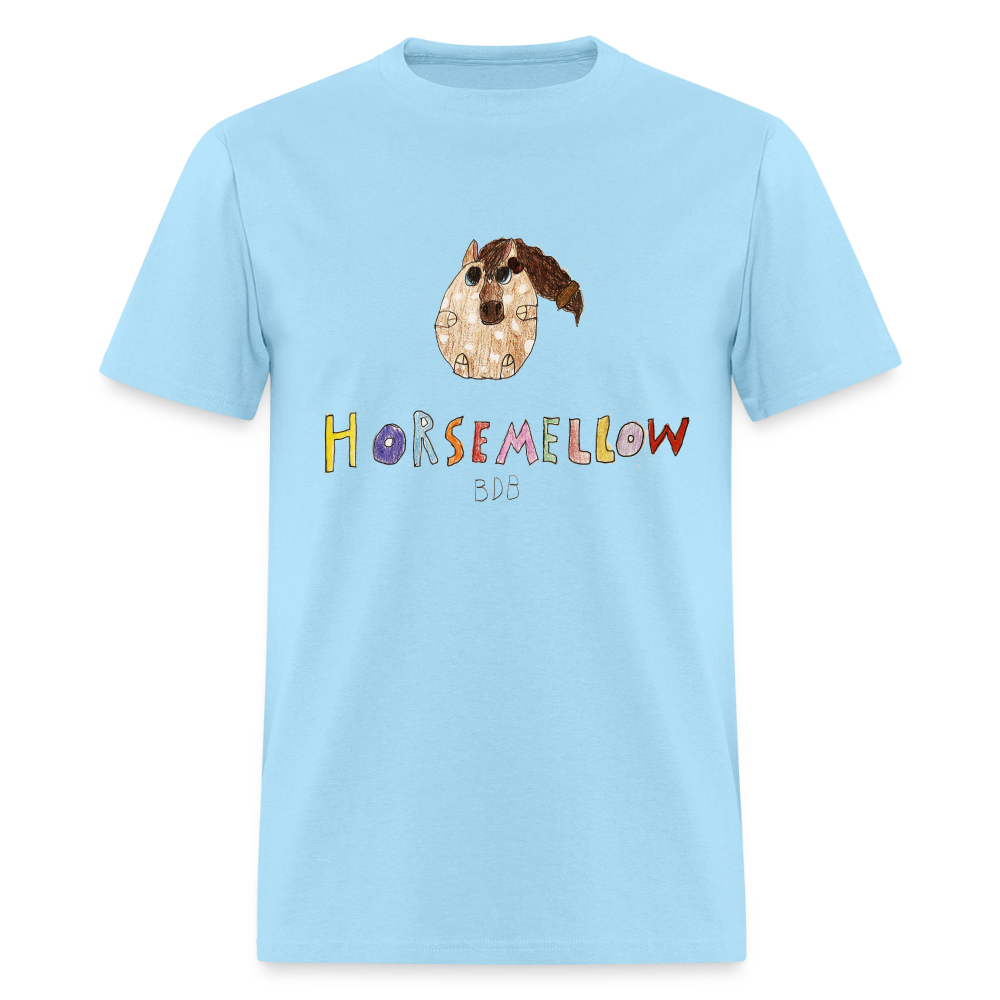 DC26 Bailee's "Horsemellow" T-shirt - powder blue