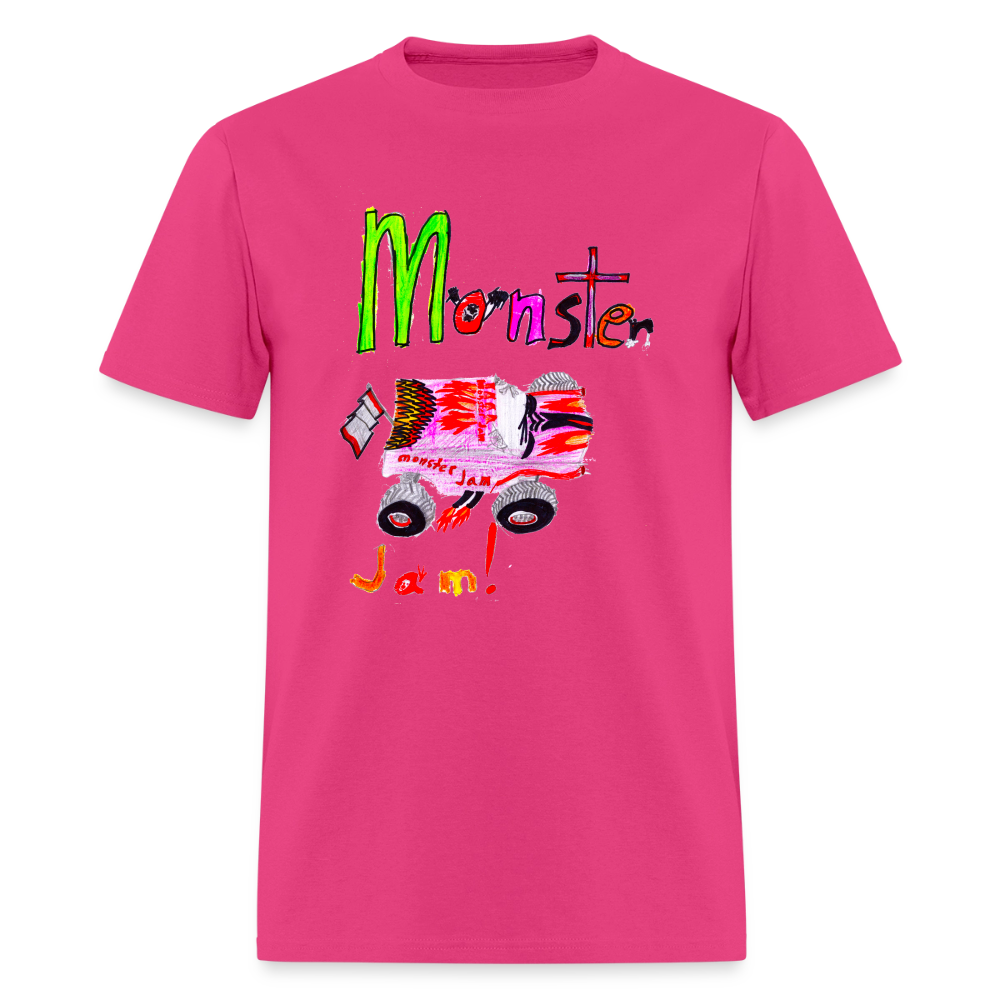 DC26 Eric's "Monster Jam" T-shirt - fuchsia