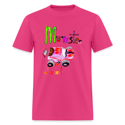 DC26 Eric's "Monster Jam" T-shirt - fuchsia
