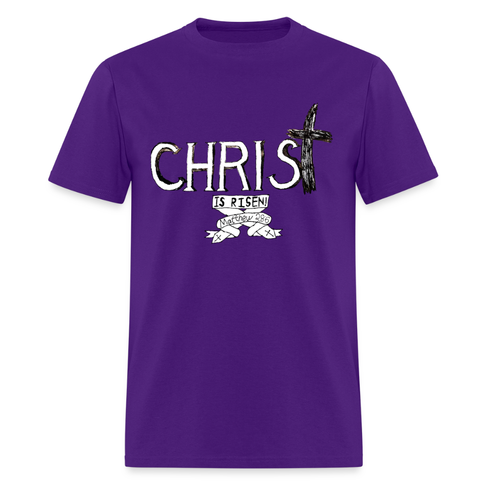 DC26 Parker's "Christ is Risen!" T-shirt - purple