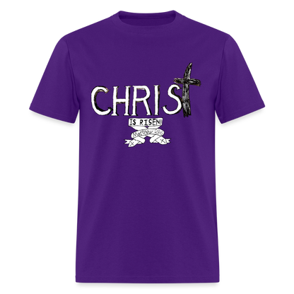 DC26 Parker's "Christ is Risen!" T-shirt - purple