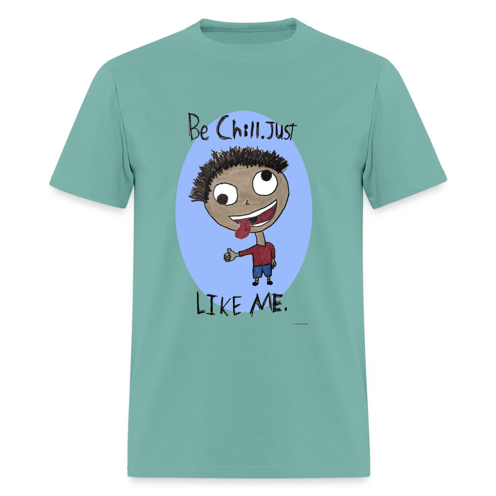 DC26 Anthony's "Be Chill" T-shirt - aquatic