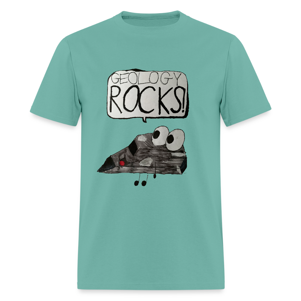 DC25 Parker's "Geology Rocks" T-Shirt - aquatic