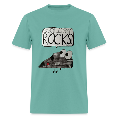 DC25 Parker's "Geology Rocks" T-Shirt - aquatic