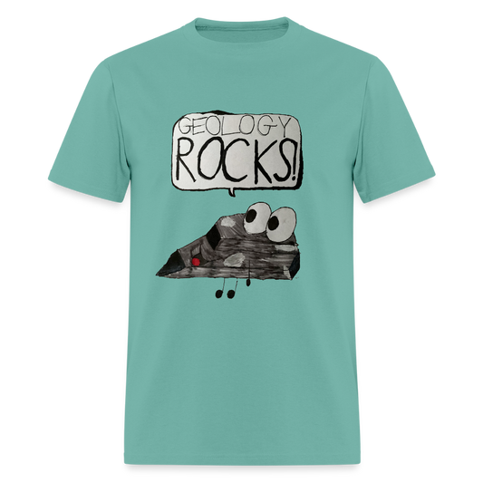 DC25 Parker's "Geology Rocks" T-Shirt - aquatic