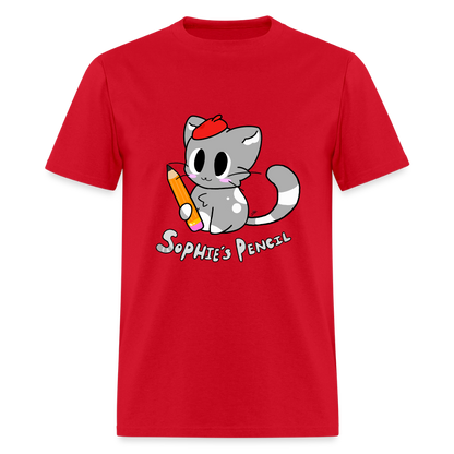 DC26 "Sophie's Pencil" T-shirt - red