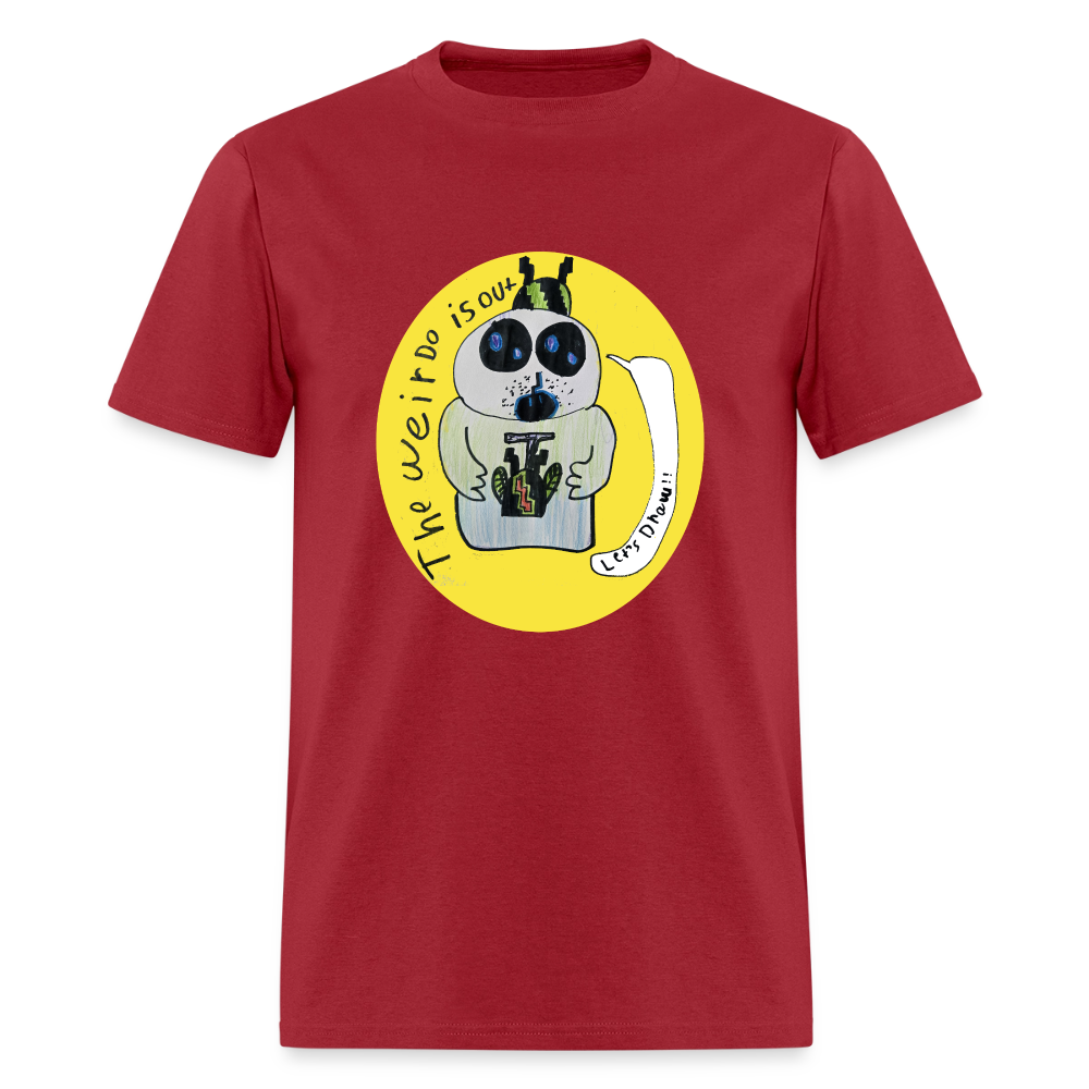 DC26 Axel's "Weirdo" T-shirt - dark red