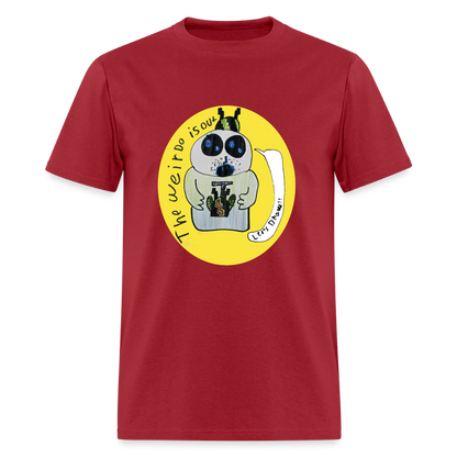DC26 Axel's "Weirdo" T-shirt - dark red