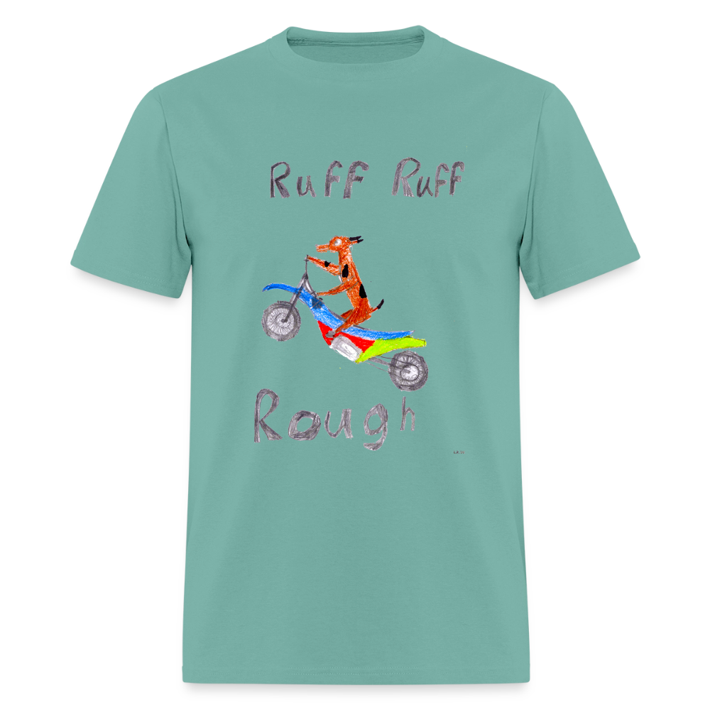 DC26 Levi's "Ruff Ruff Rough" T-shirt - aquatic