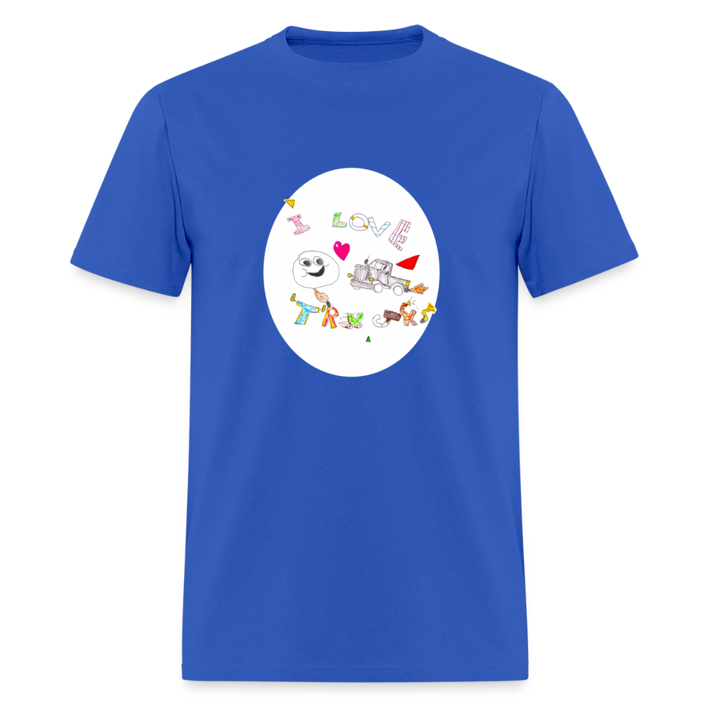 DC26 Victor's "Love Trucks" T-shirt - royal blue
