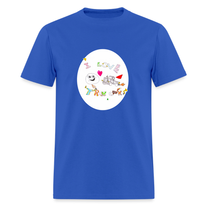 DC26 Victor's "Love Trucks" T-shirt - royal blue