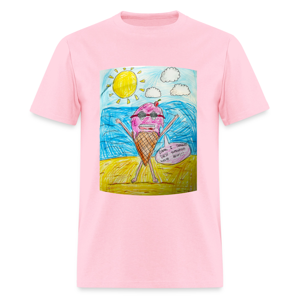 DC26 Peyton's "Ice Cream Sunglasses" T-shirt - pink