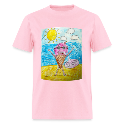 DC26 Peyton's "Ice Cream Sunglasses" T-shirt - pink